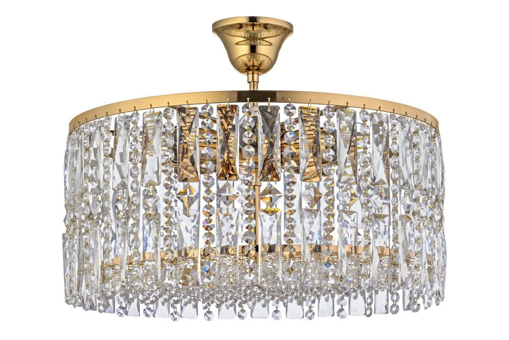 Люстра потолочная *40*32 см, 6*E27*60W, Arti Lampadari Erve Erve E 1.3.40.101 G, золото