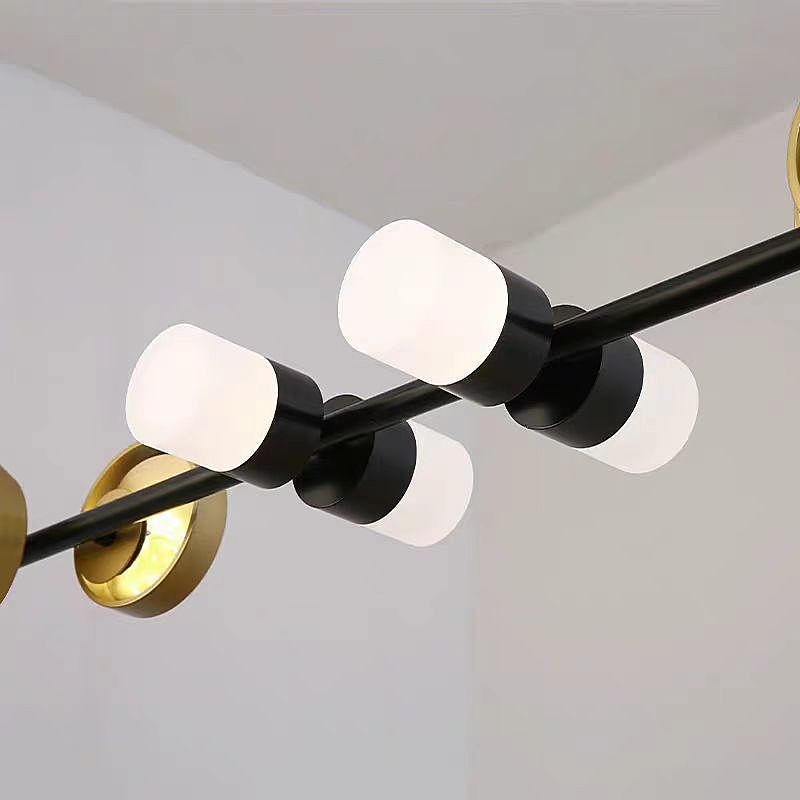 Светильник подвесной 120*62-62 см, 12*LED*20W, 3000-6000K, Lightera Ontario LE115L-12B, Черный