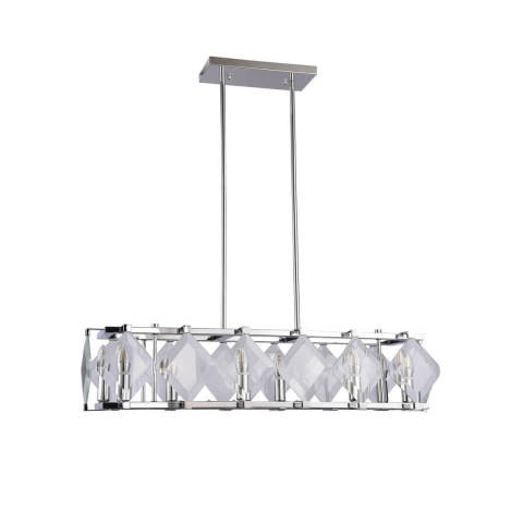 Подвесная люстра 25*90*125 см, 8*E14 хром Vele Luce Vittoria VL3053L08