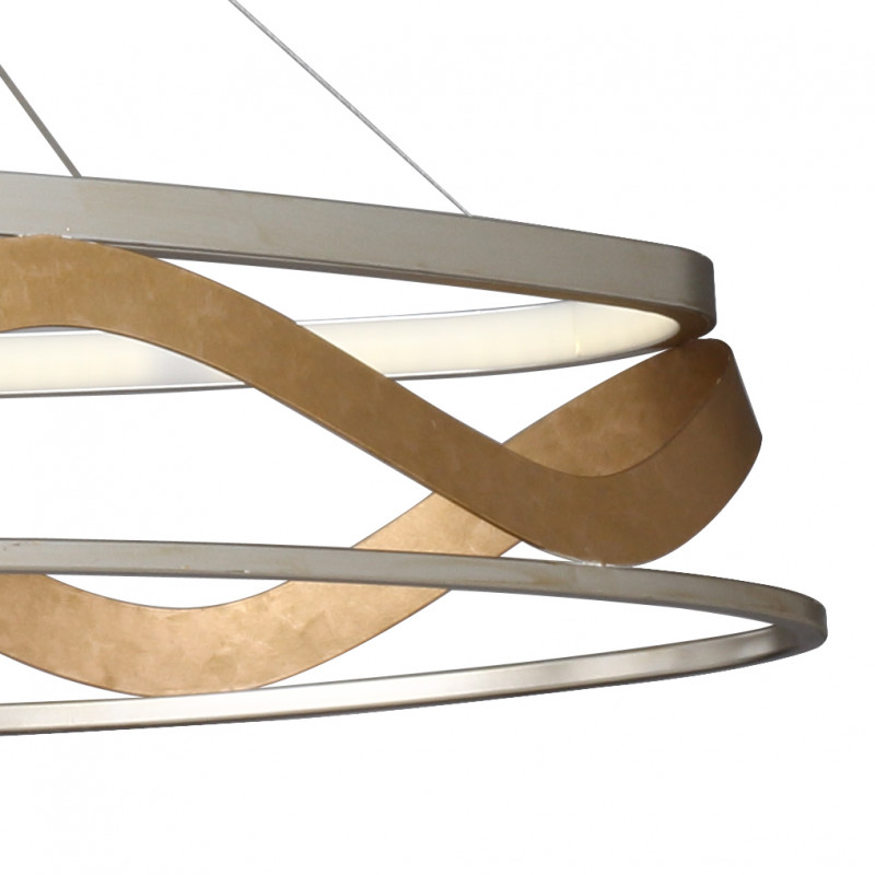 Подвесная люстра Favourite Infinite 2499-9P, L920*W340*H1000, серебряный