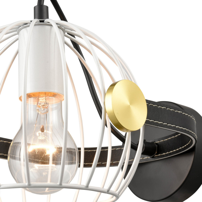 Бра 27*20*20 см, 1*E27 черный, золото Vele Luce Pasquale VL6251W01