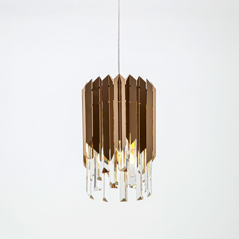 Подвесная люстра 22*20*130 см, Е 27 1x60W, Золото MODELUX ML.20208.1 GD