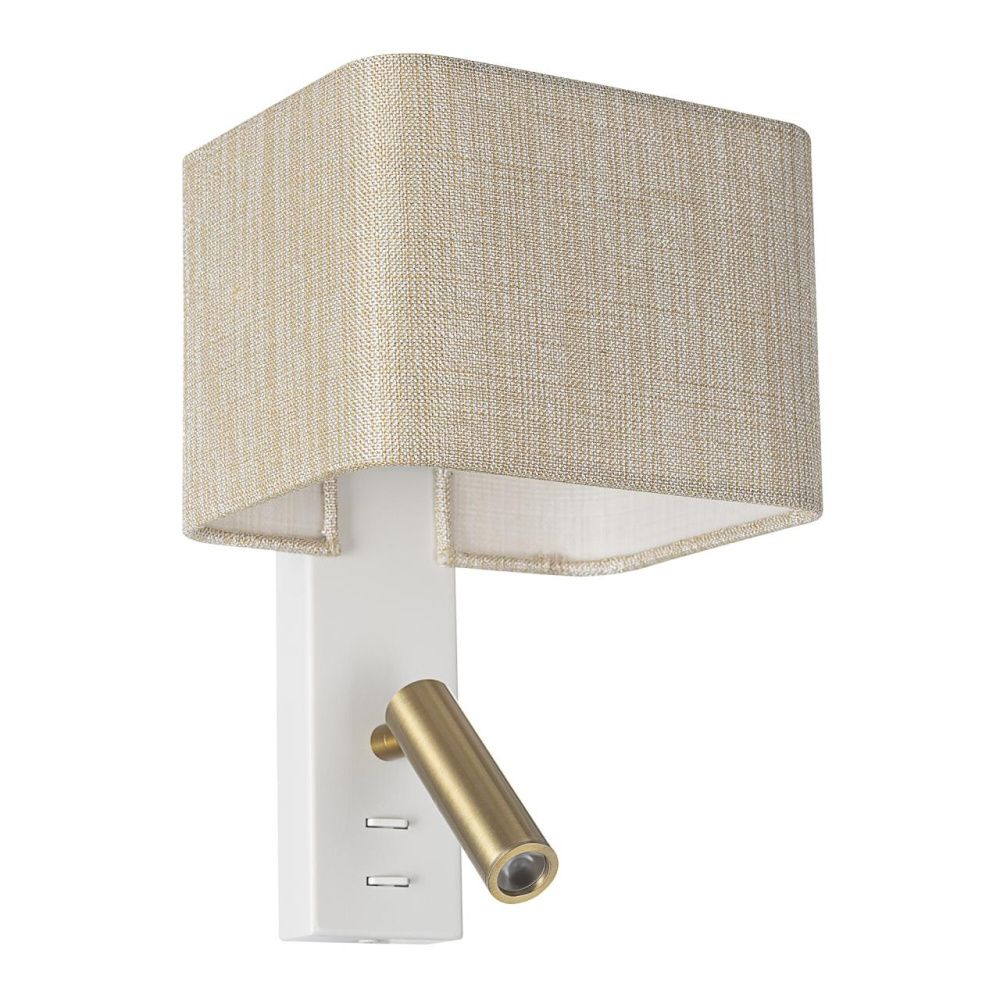 Светильник 28 см, Citilux DEKART CL704482, белый-бронза