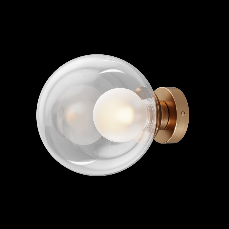 Бра 25,3*20*20*20 см, 1 G9*20W Basic form MOD521WL-01G3 Maytoni, Золото