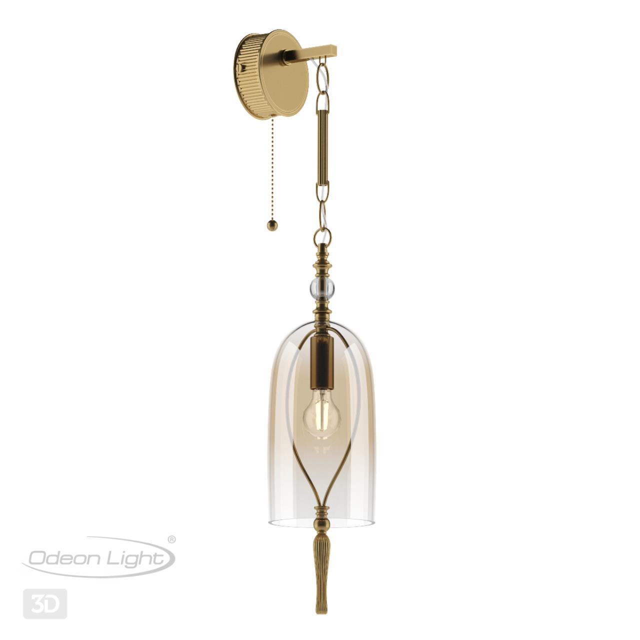 Бра Odeon Light Bell 4892/1W Бронза