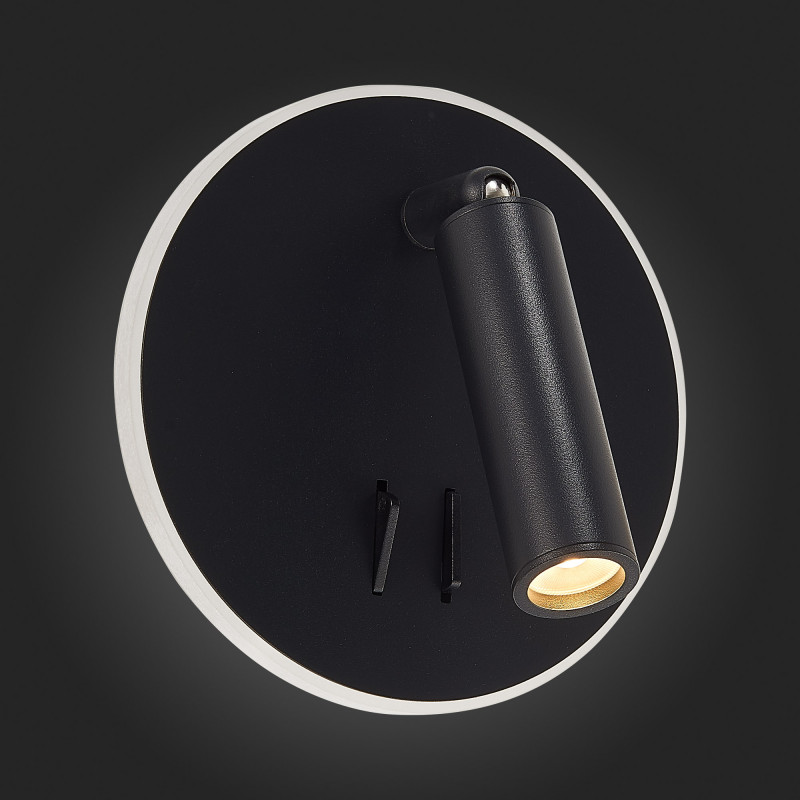 Светильник настенный 14 см, 8W 3000K ST LUCE Настенные светильники SL1586.413.01 Черный