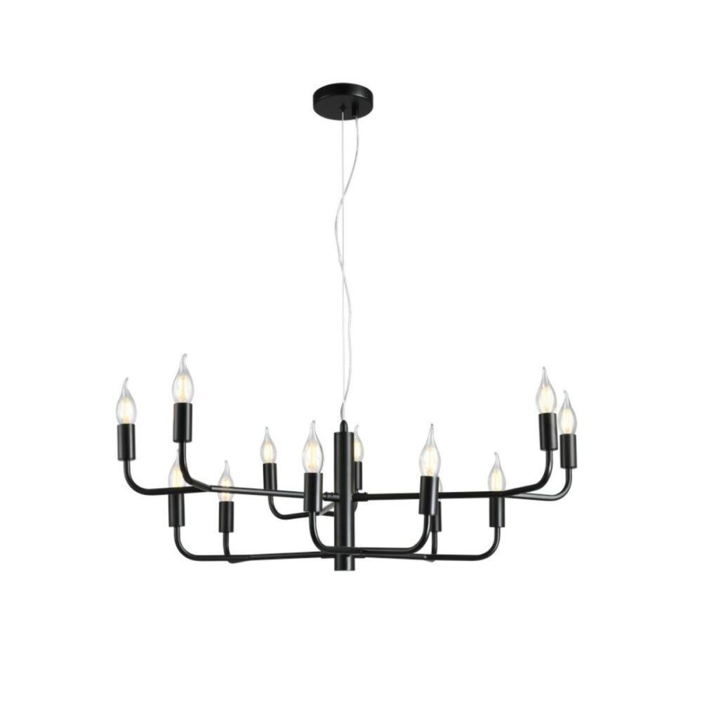 Подвесная люстра 80 см, Aployt Evlalia APL.338.13.12, черный