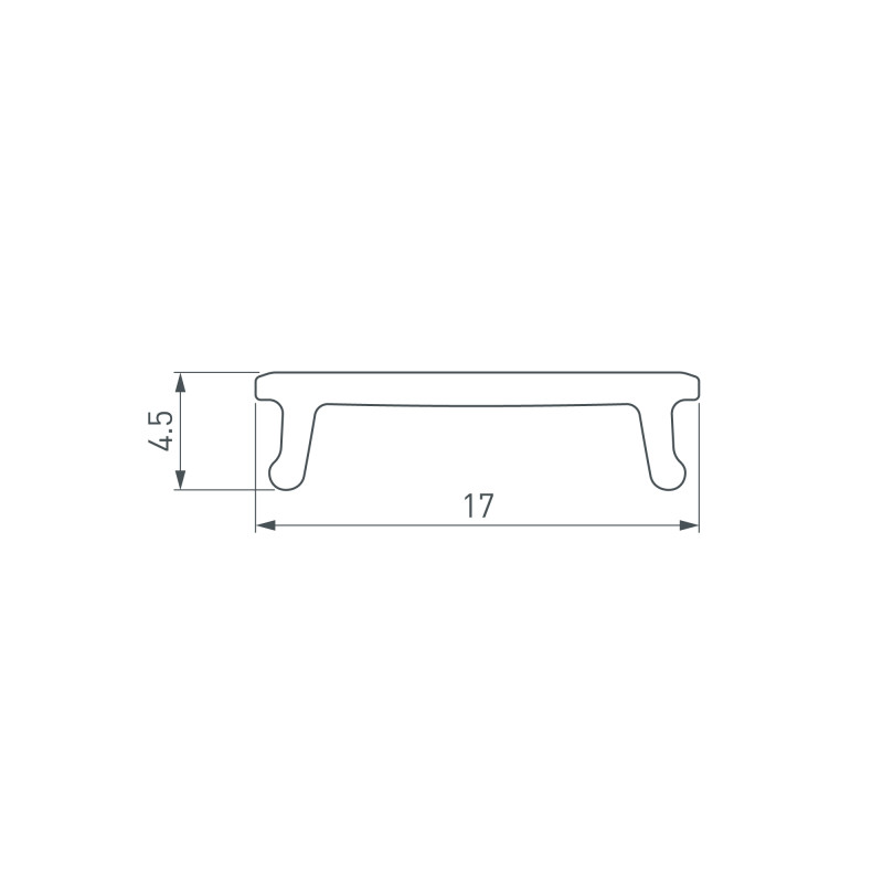 Экран Arlight 042097 200*1,35*0,5 см. Цена указана за 2 метра. Продается кратно 2 метрам.
