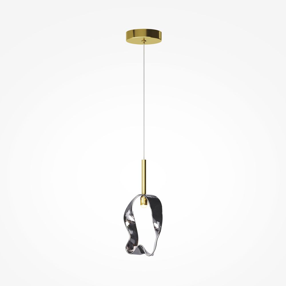 Подвесной светильник 16,2*5,5*49,3-339,3 см, *LED*3W, Maytoni Shiori MOD524PL-L3BSK2, Латунь