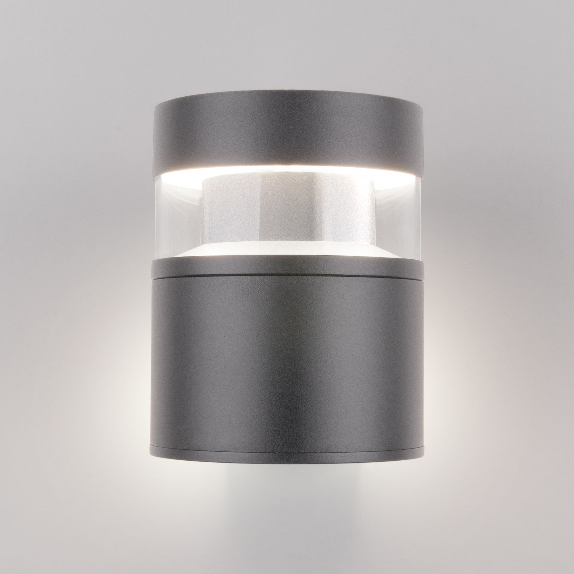 Уличный настенный светодиодный светильник IP54 1530 TECHNO LED серый Elektrostandard