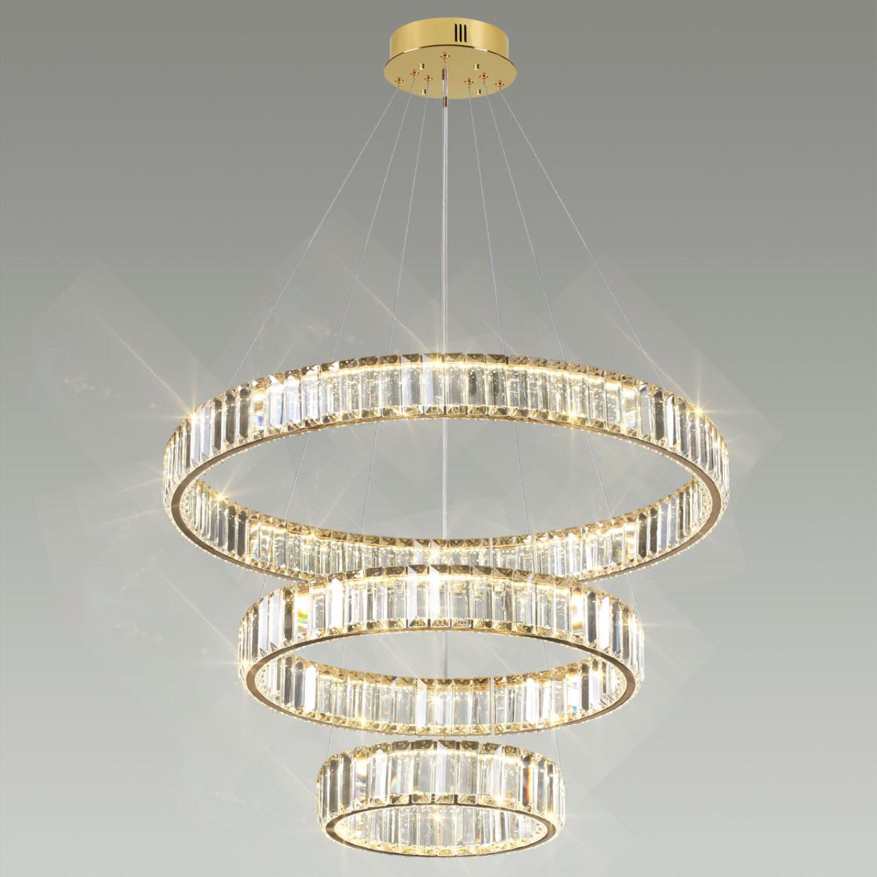 Светильник 70 см, 88W, 4000K Odeon Light Vekia 5015/88L, золото