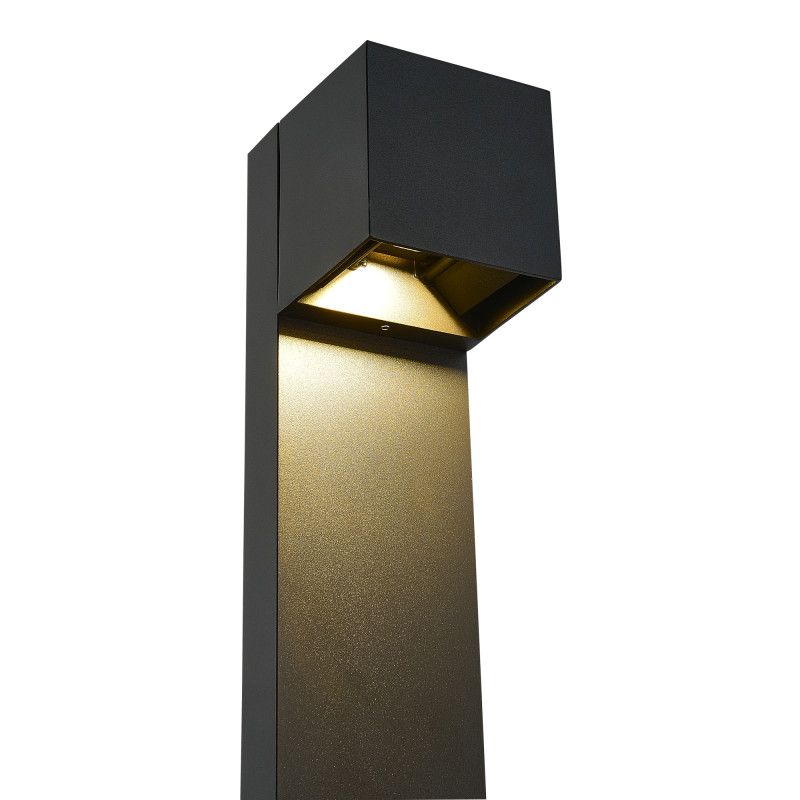 Садово-парковый светильник 15,8*13,9*80 см, *LED*12W, 3000K, ST-Luce BRIK SL9513.405.01, черный