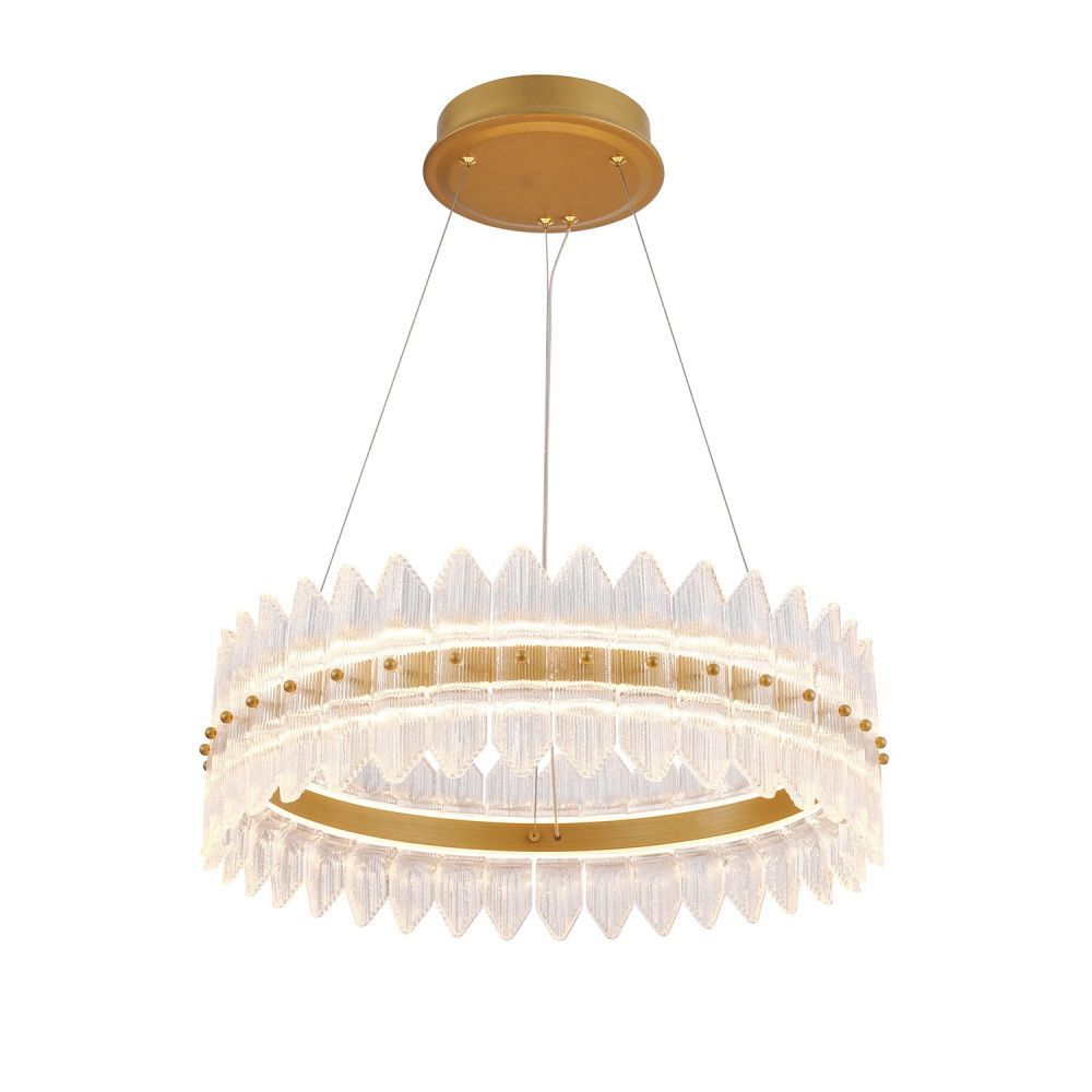 Люстра *51*70-120 см, *LED*38W, 3000K, Favourite Mirabella 4754-5P, латунь