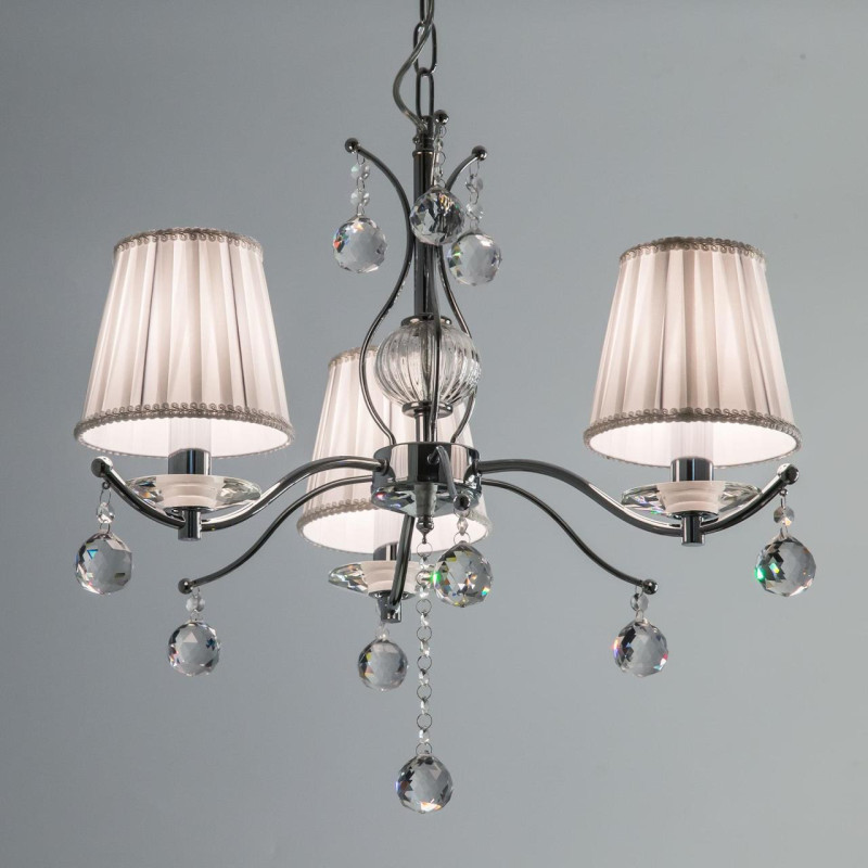 Подвесная люстра Citilux CL438131 Шелли, хром, диаметр 55см