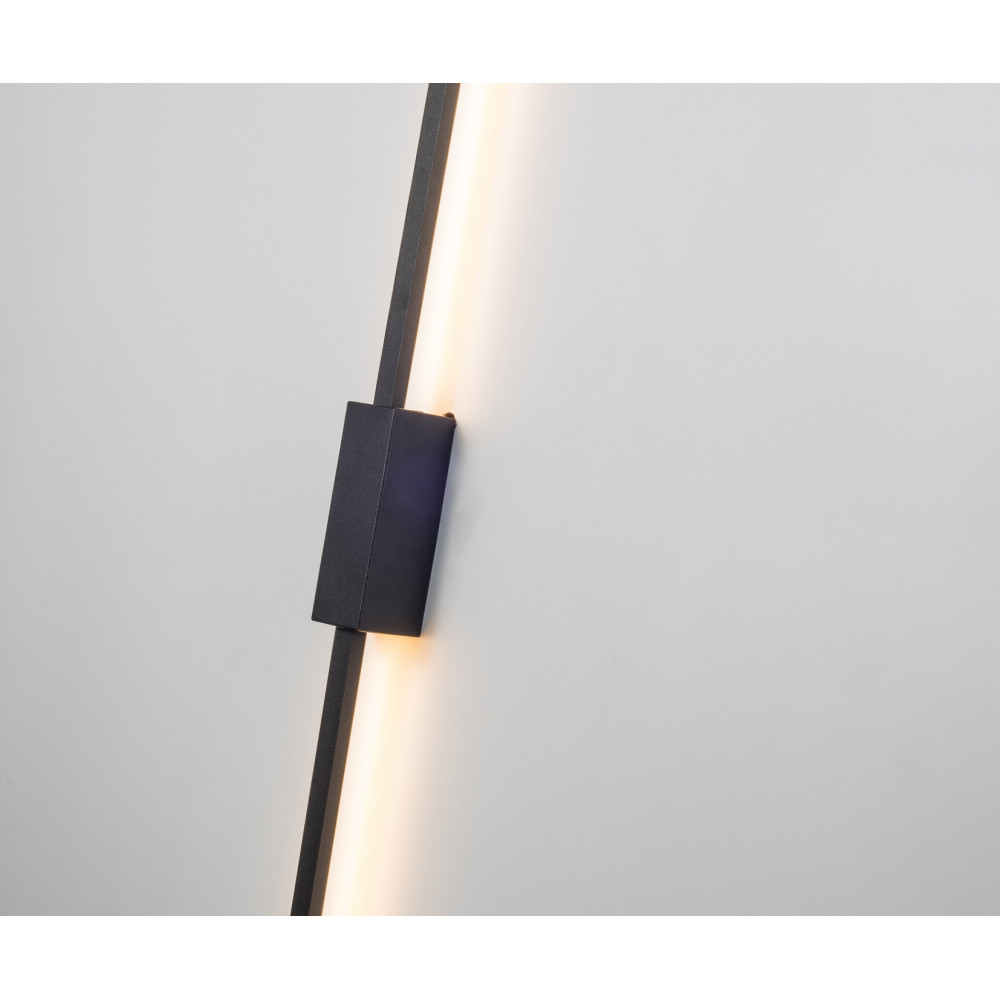 Бра 80 см, 10W, 4000K Kink Light Стен KIN08419-80,19 черный