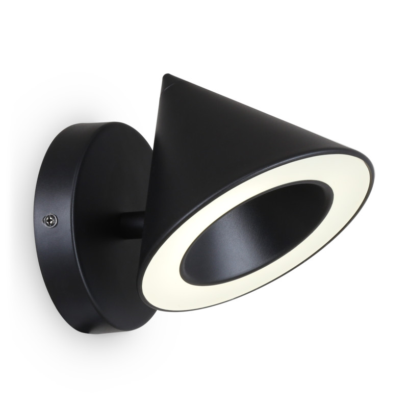 Бра 14 см, 7W, 3000K, Freya FR6141WL-L7B, черный