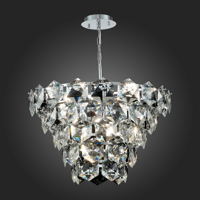 Люстра подвесная 58 см, 360W, ST LUCE VITERBO SL1631.103.09 Хром