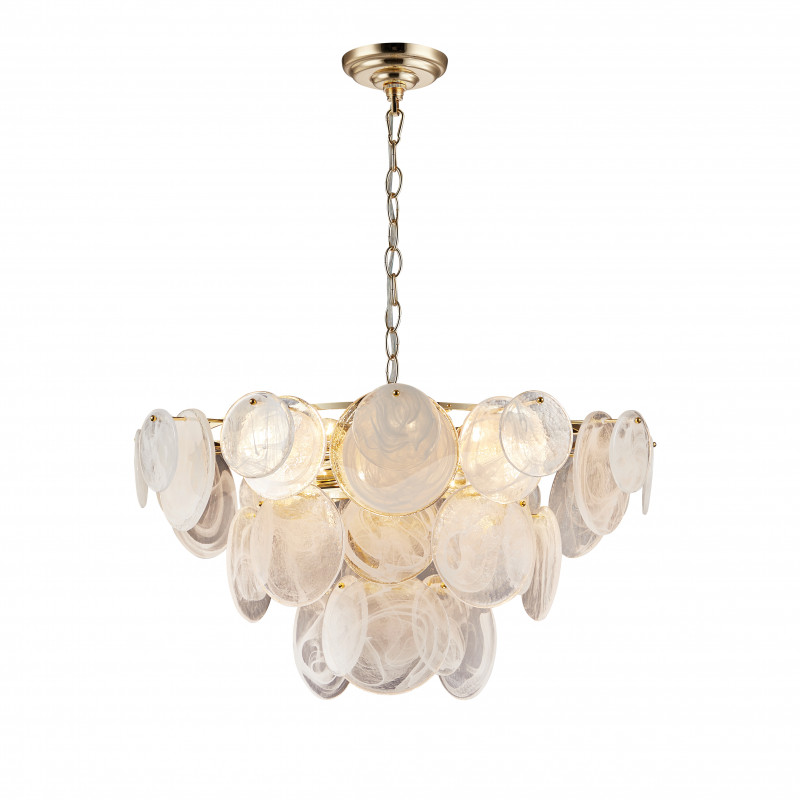 Люстра подвесная Stilfort 2139/03/18P, диаметр 80 см, золото