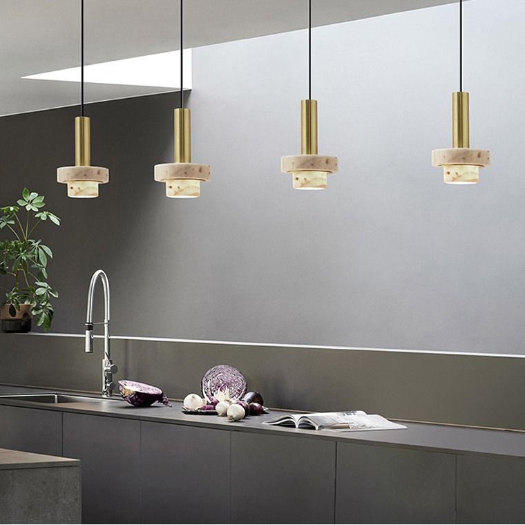 Подвесной светильник CADIS Терраццо 15*15*23 см, 1*E14*40W, ImperiumLoft CADIS01, Чёрный, Золотистый, Серебристый