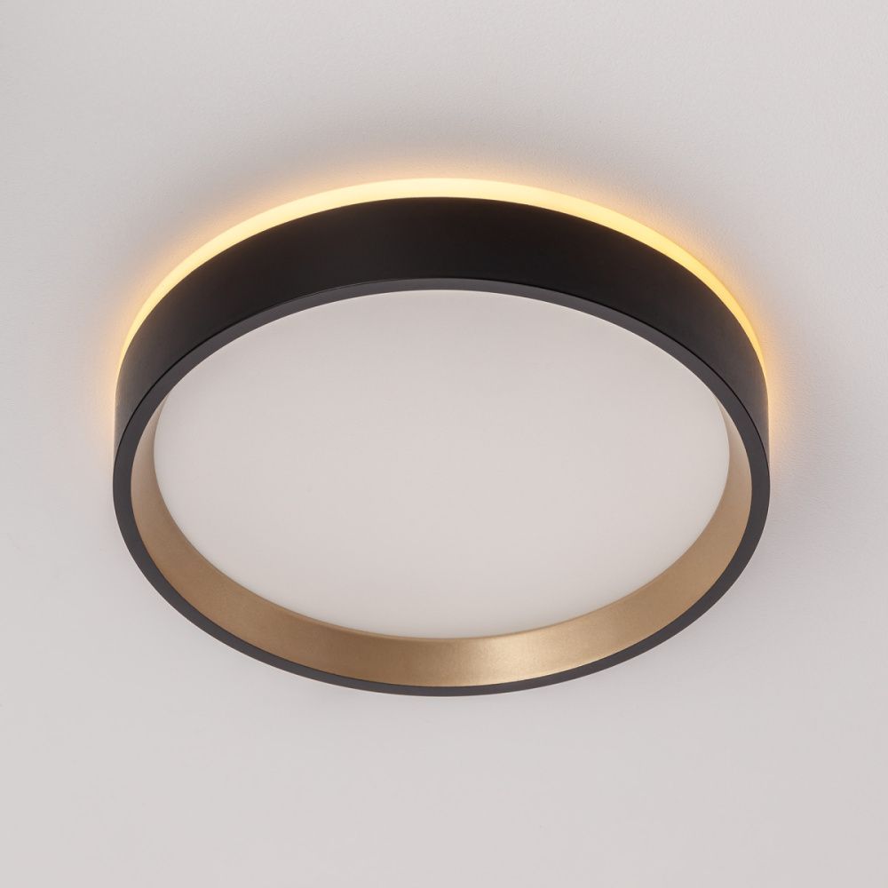 Светильник 18 см, 15W, 3000-5500K, Citilux ETALON CL750181 LED, черный-золото
