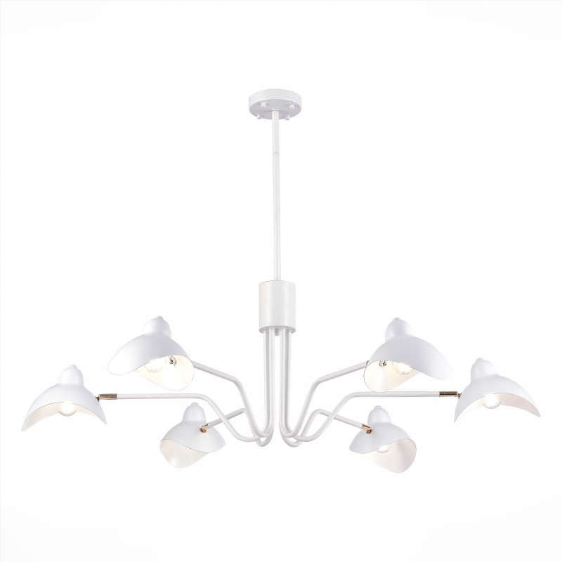 Люстра подвесная 110 см, 360W, ST LUCE MINNE SL1801.513.06 Белый
