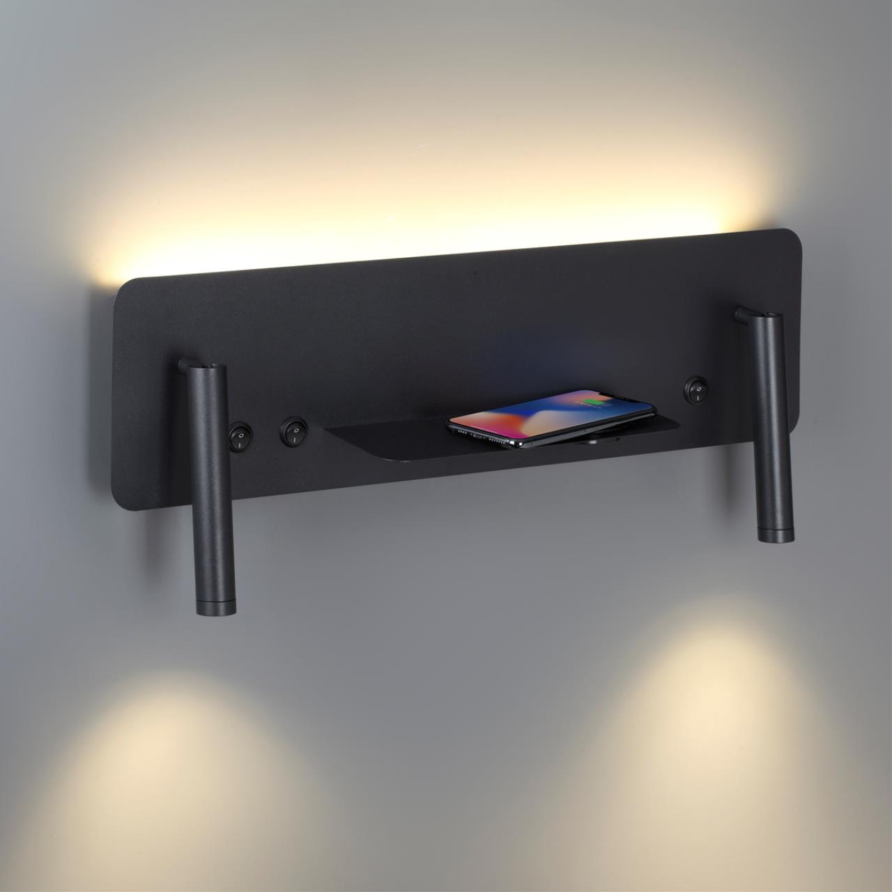 Бра 12,5*60*17,9 см, LED 10W*3000 К, Lumion Cosi черный, 5683/10WL