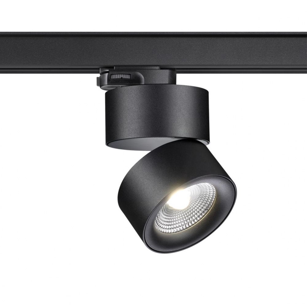 Светодиодный светильник 10 см, 25W, 4000K, Novotech Groda 358787, черный
