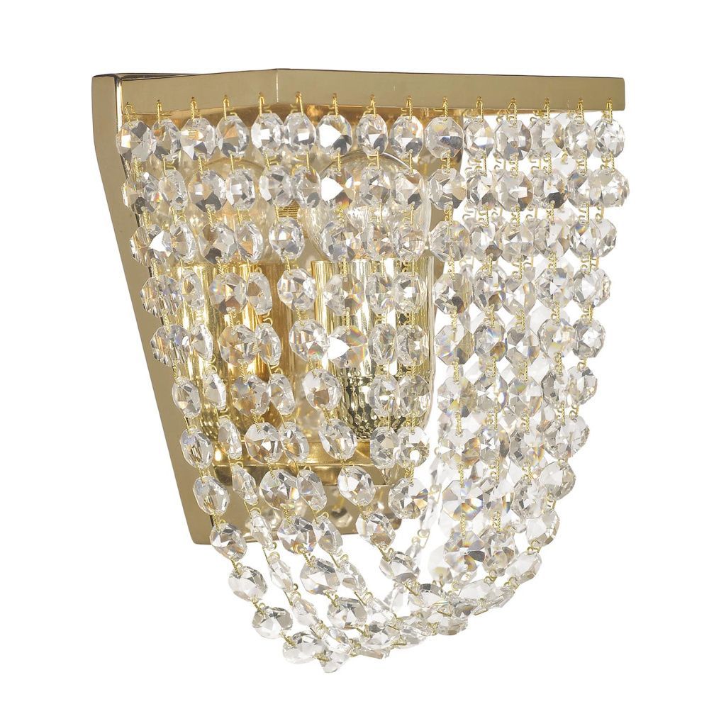 Бра *18*22 см, 1*E27*60W, Dio D`arte Ferrara Gold Ferrara E 2.10.100 G, Золото