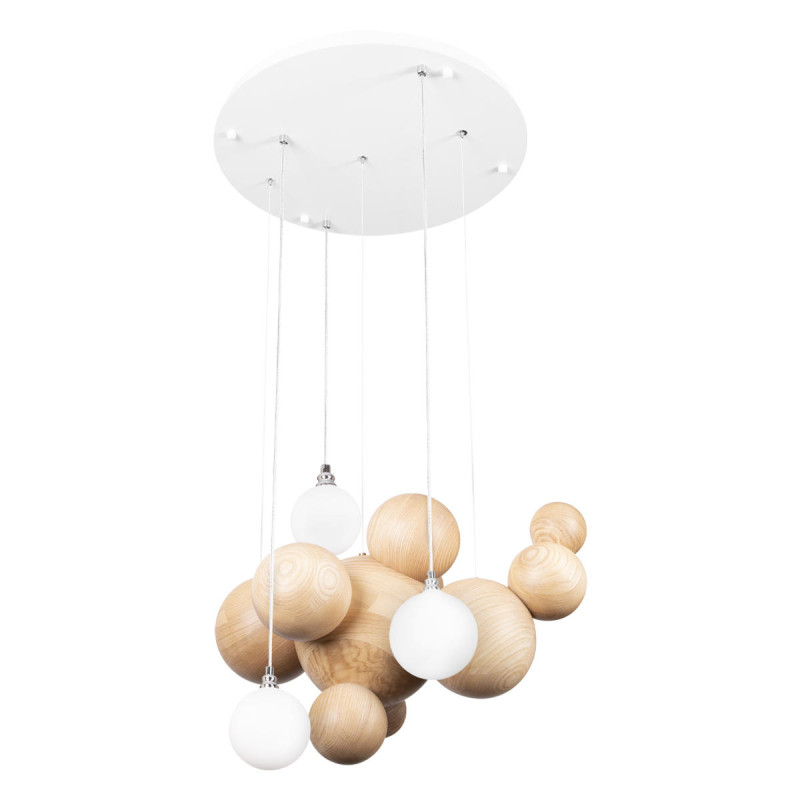 Светильник 50 см, 33W, 3000K, Loft It 10161 Light wood, белый