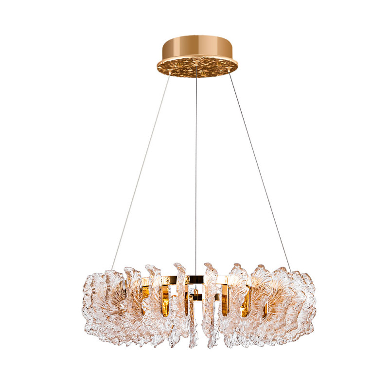 Люстра 60*18 см, 1 LED*39W, 4000 К, Divinare Anna 1138/01 LM-90, Золото
