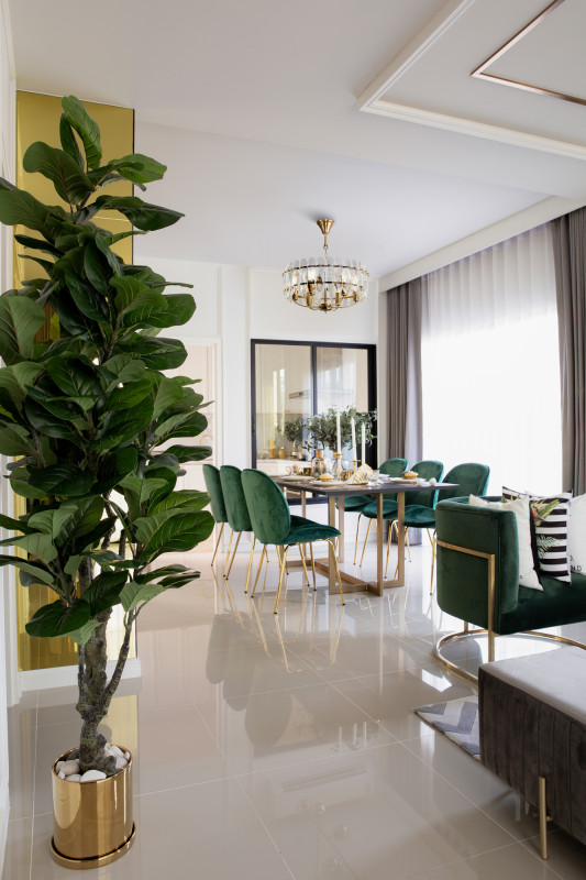 Люстра подвесная Maytoni Suite MOD122PL-06BS, диаметр 53 см, латунь