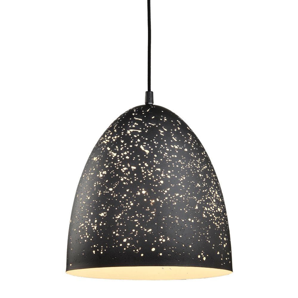 Подвесной светильник Lussole Loft GRLSP-9892, диаметр 30 см, черный