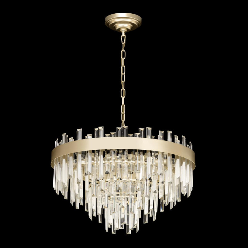 Люстра 56*110 см, 12*E14, Шампань Citilux Лаура CL301292