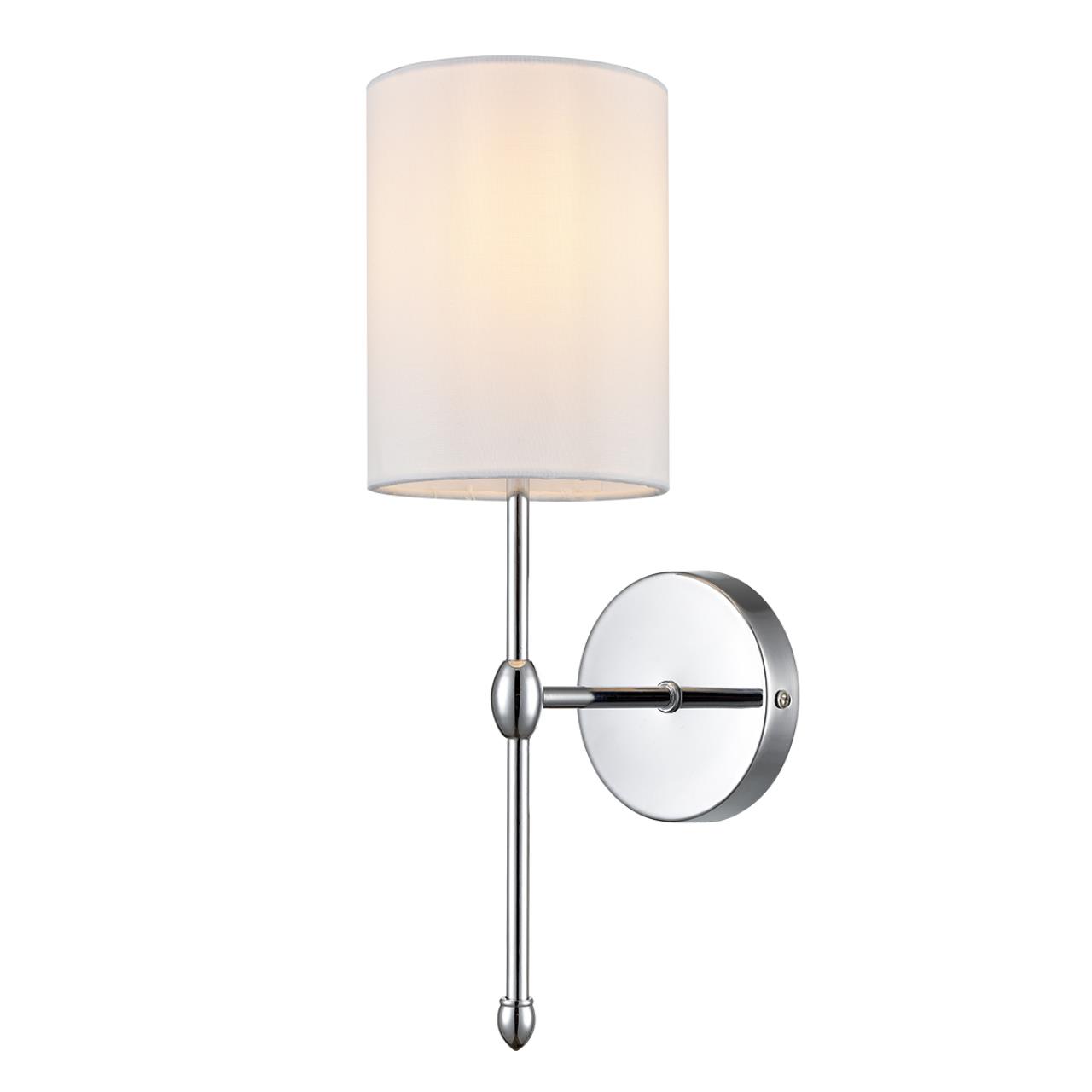 Бра 13*40 см, 1*E14 Lumion LATTI 6589/1W хром, белый