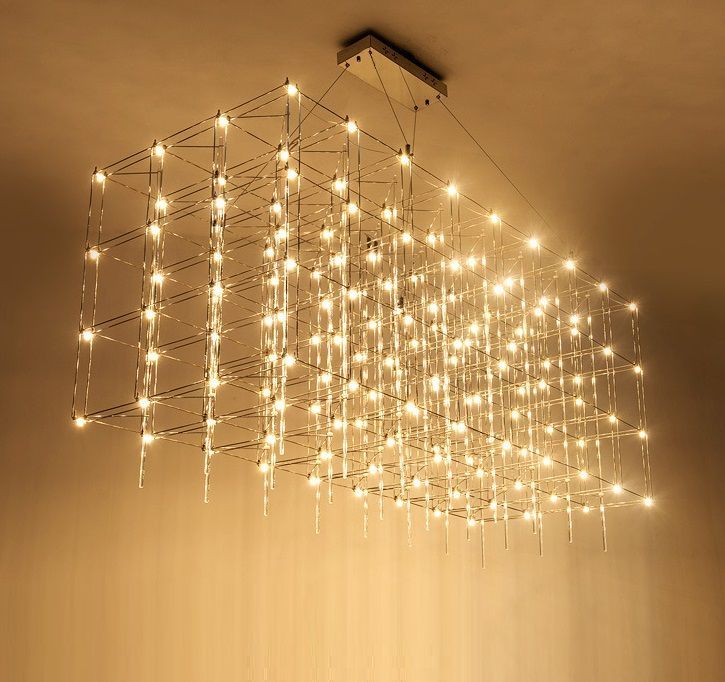 Светильник DZN-68781 МАТ.ХРОМ  1200*600*600/H600+6000/1/LED/.W/4000K трос 4м SELENA 25-04