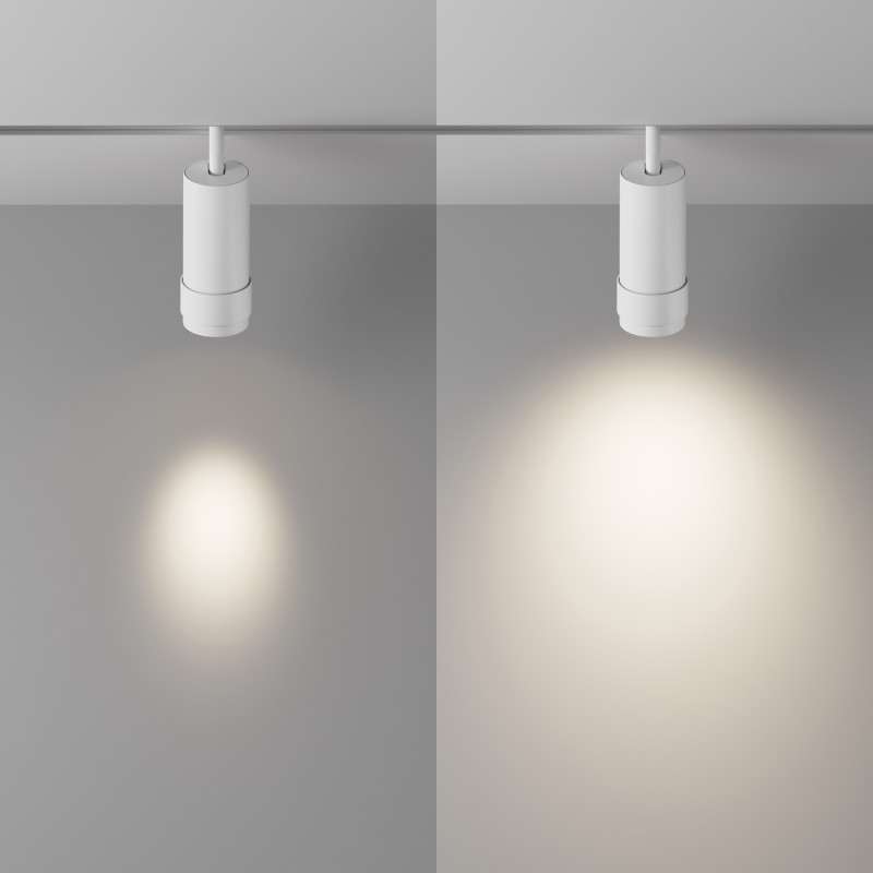 Светильник на шине 5,5*5,5*19,5 см, LED, 12W, 4000К, Maytoni Technical Focus Zoom TR211-1-12W4K-Z-W белый
