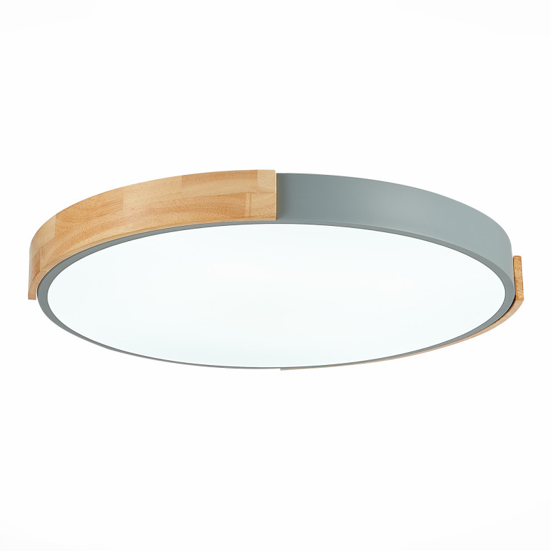 Светильник 50 см, 40W 3000K/4000K/6000K EVOLUCE DELIA SLE201372-01 Серый, Светлое дерево