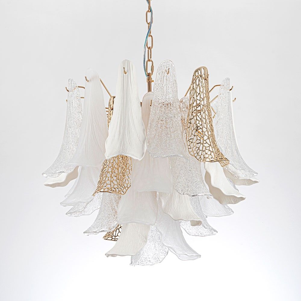 Подвесная люстра 60*62/120 см, 10*Е14 MODELUX premium ML.6777.10P GD золото