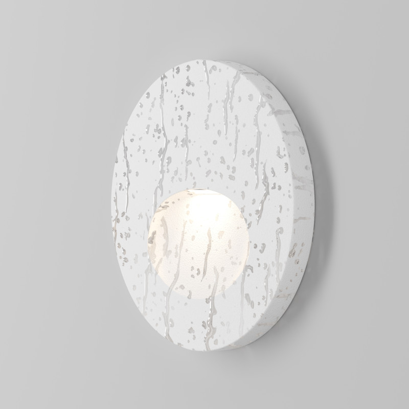 LED светильник 7 см, 3W, 3000K, Maytoni Bil O015SL-L3W3K, белый, вр 5,7 см