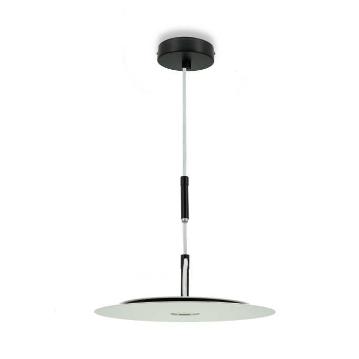 Светильник подвесной *20-180 см, 1*LED*12W, 3000K, Lightera Bamako LE143L-35W, Черный