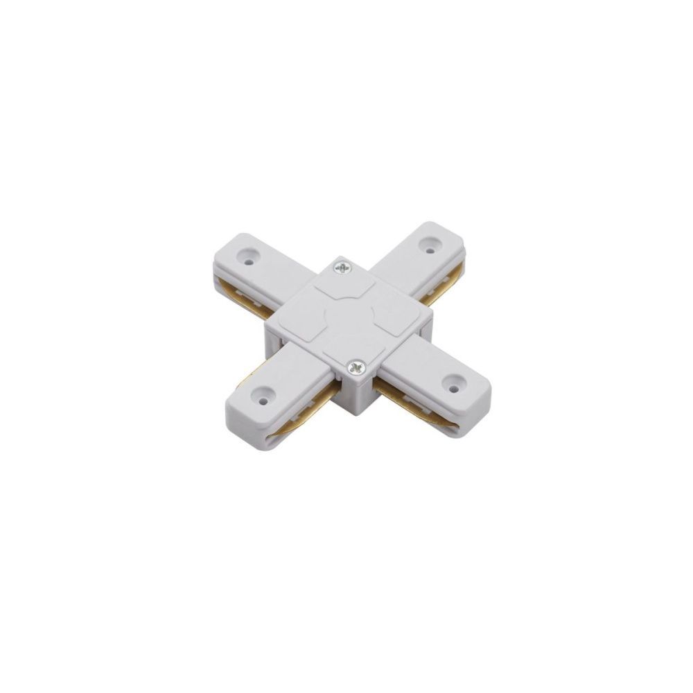 Коннектор для однофазного шинопровода Favourite Practica 2201-CW-004, белый