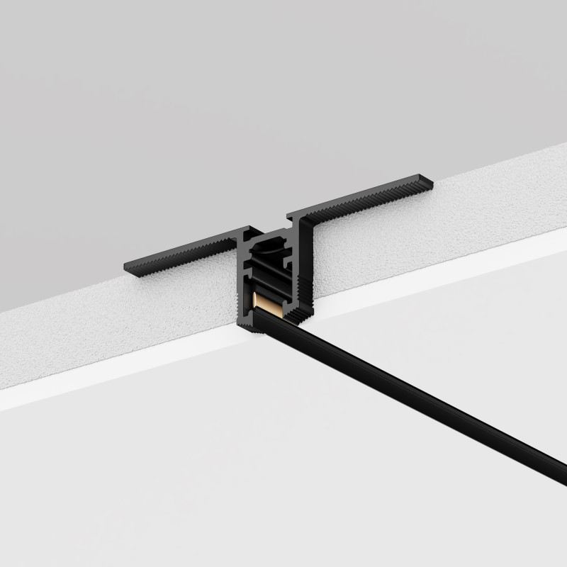 Шинопровод встраиваемый 200*5*1,5 см, Maytoni Technical  Busbar trunkings Levity TRX184-122B черный