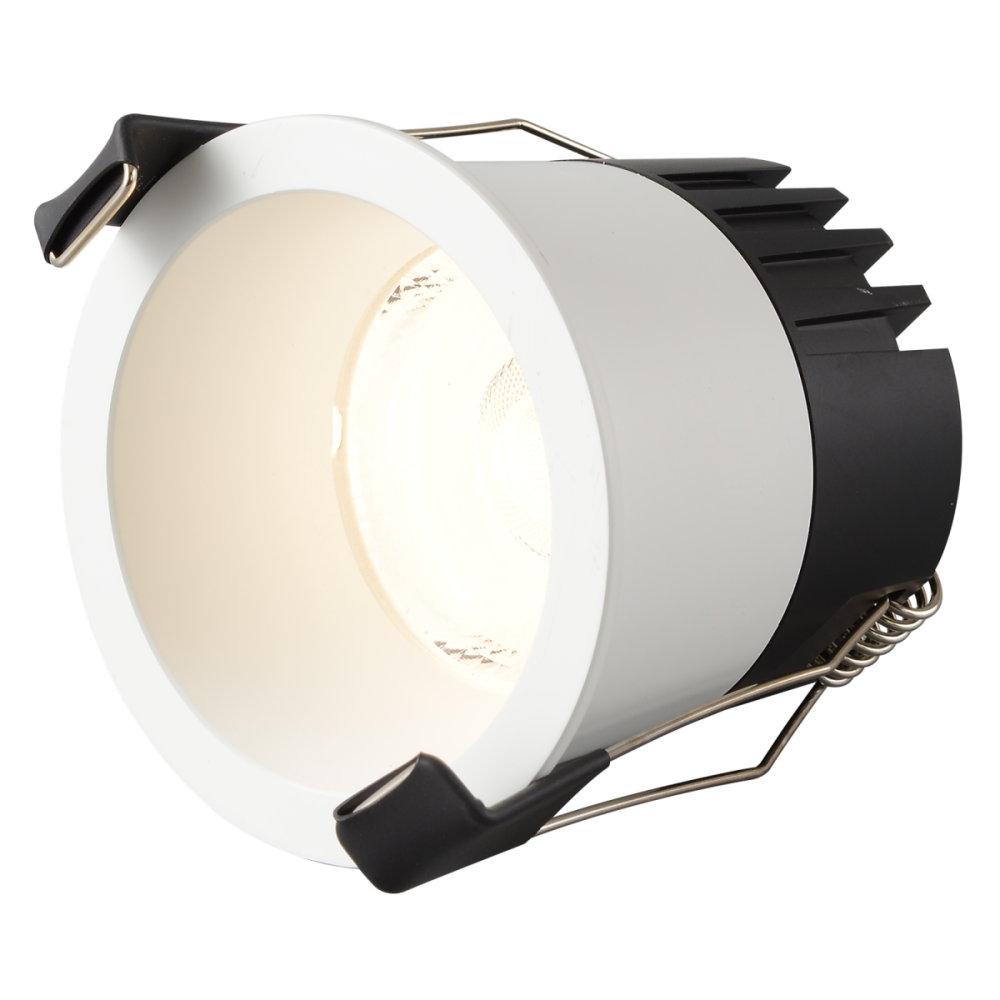 Встраиваемый светильник 7 см, 12W, 3000K, Crystal Lux CLT 082C1 WH 3000K, белый