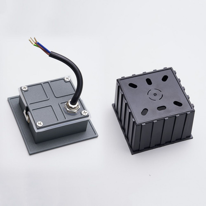 Светильник встраиваемый светодиодный, 3W, 4000K, IP65, черный, LN013 Feron 41161