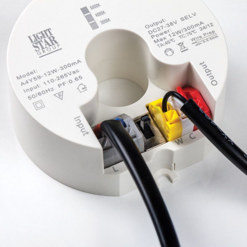 Спот *8*-4,8 см, *LED*9W, 3000/4000/6000K, Lightstar Acuto 215806, белый