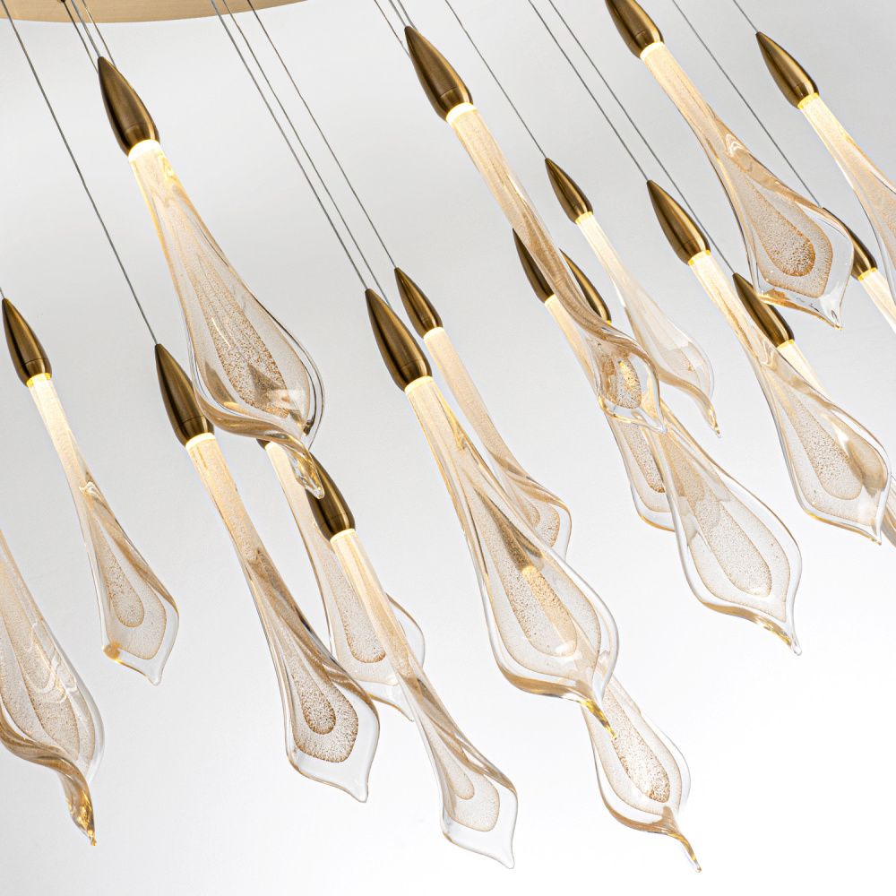 Светильник 160*160*150 см, LED*97W, 4000K, Modelux  ML.89181.22 BS, Латунь