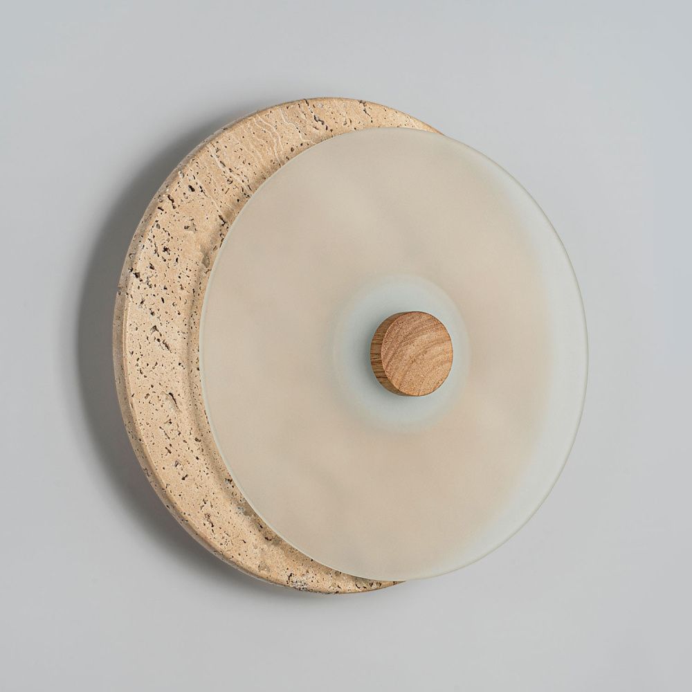 Настенный светильник 30 см, 10W, 4200K, MODESTYLE MS.235.300 BS, камень