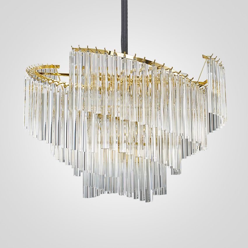 Подвесная люстра WALTZ D100 100*100*81 см, 28*E14*40W, ImperiumLoft WALTZ01, Золотистый