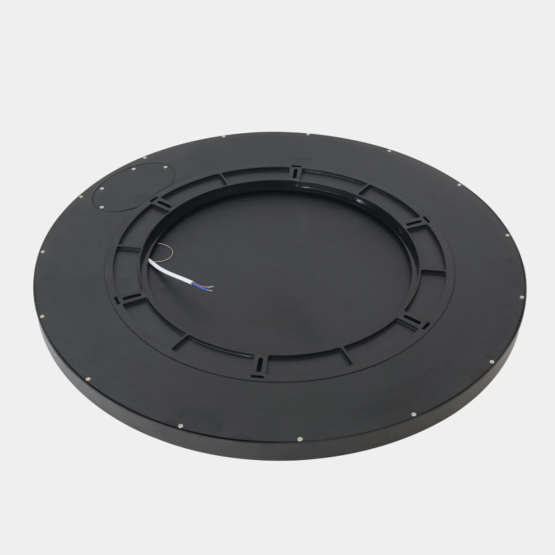 Светильник потолочный 60 см, 50W, 3000-6000K, Crystal Lux CLT 526C600 BL, черный