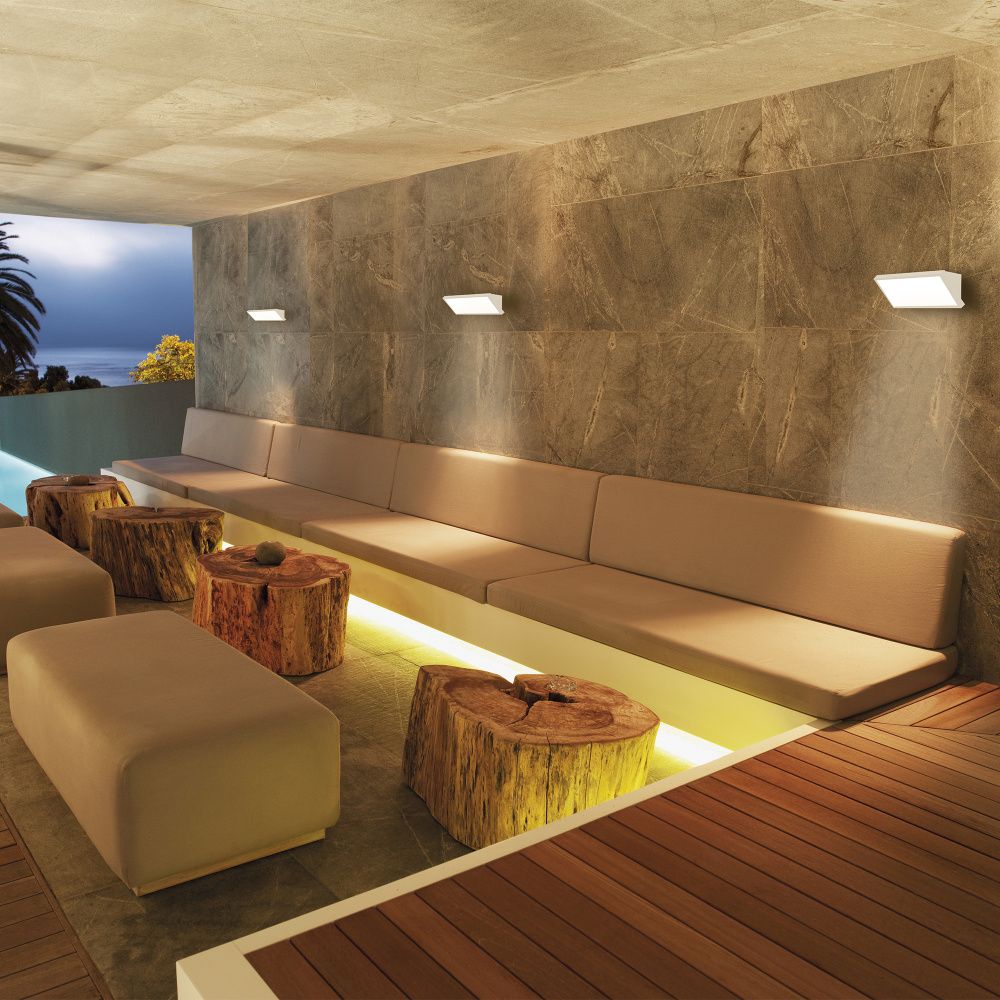 Уличный светильник 26,8*8,7*13,2-13,2 см, вр  см, *LED*20W, 2700-4000K, Mantra Creek MAN8861, белый